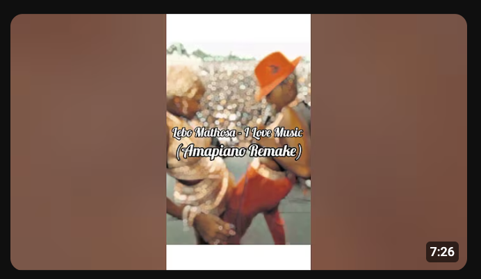Lebo Mathosa - I love Music (Amapiano Remake) DOWNLOAD Mp3